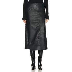 NEW JOHANNA ORTIZ winter scents midi skirt in black